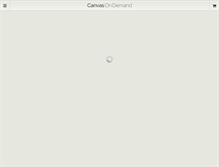 Tablet Screenshot of canvasondemand.com